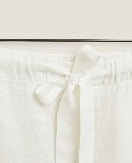 ZARA Home Linen Shorts
