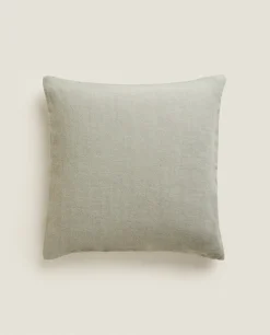 ZARA Home Linen Throw Pillow Cover