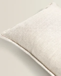 ZARA Home Linen Throw Pillow Cover