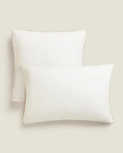 ZARA Home Linen Throw Pillow Cover