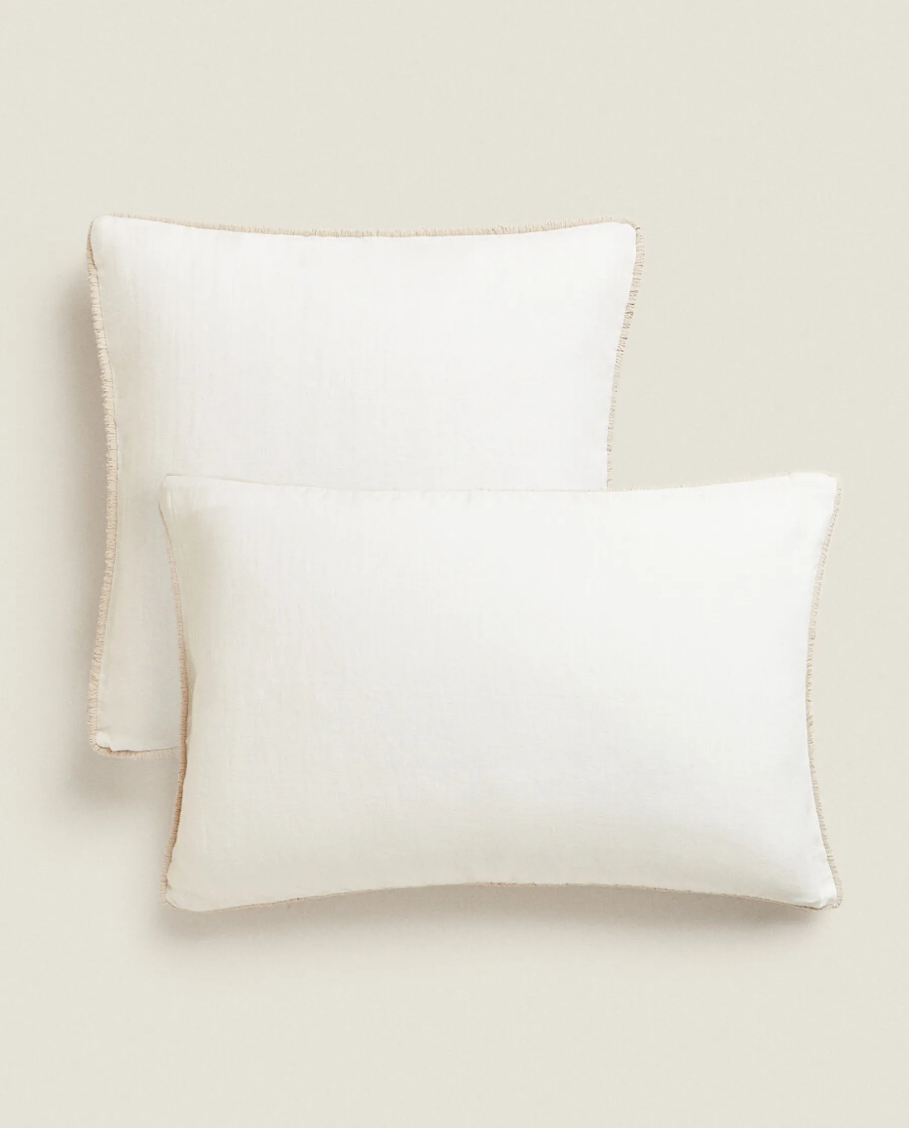 ZARA Home Linen Throw Pillow Cover