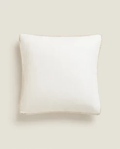 ZARA Home Linen Throw Pillow Cover