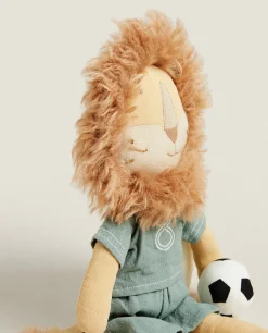 ZARA Home Lion Soccer Plush Toy