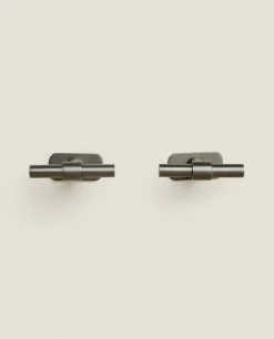 ZARA Home Long Metal Door Knob (Pack Of 2)