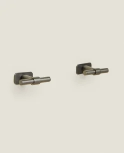 ZARA Home Long Metal Door Knob (Pack Of 2)