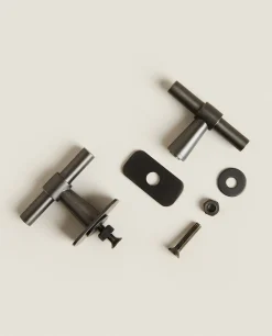 ZARA Home Long Metal Door Knob (Pack Of 2)