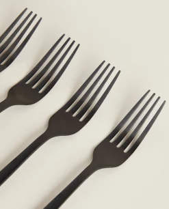 ZARA Home Matte Forks (Pack Of 4)