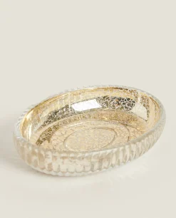 ZARA Home Mercurized Glass Soap Dish