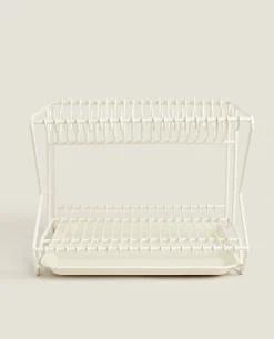ZARA Home Metal Dish Rack With Tray