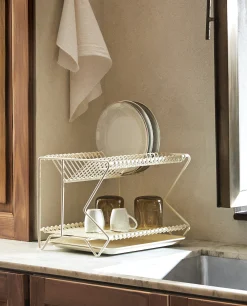 ZARA Home Metal Dish Rack With Tray