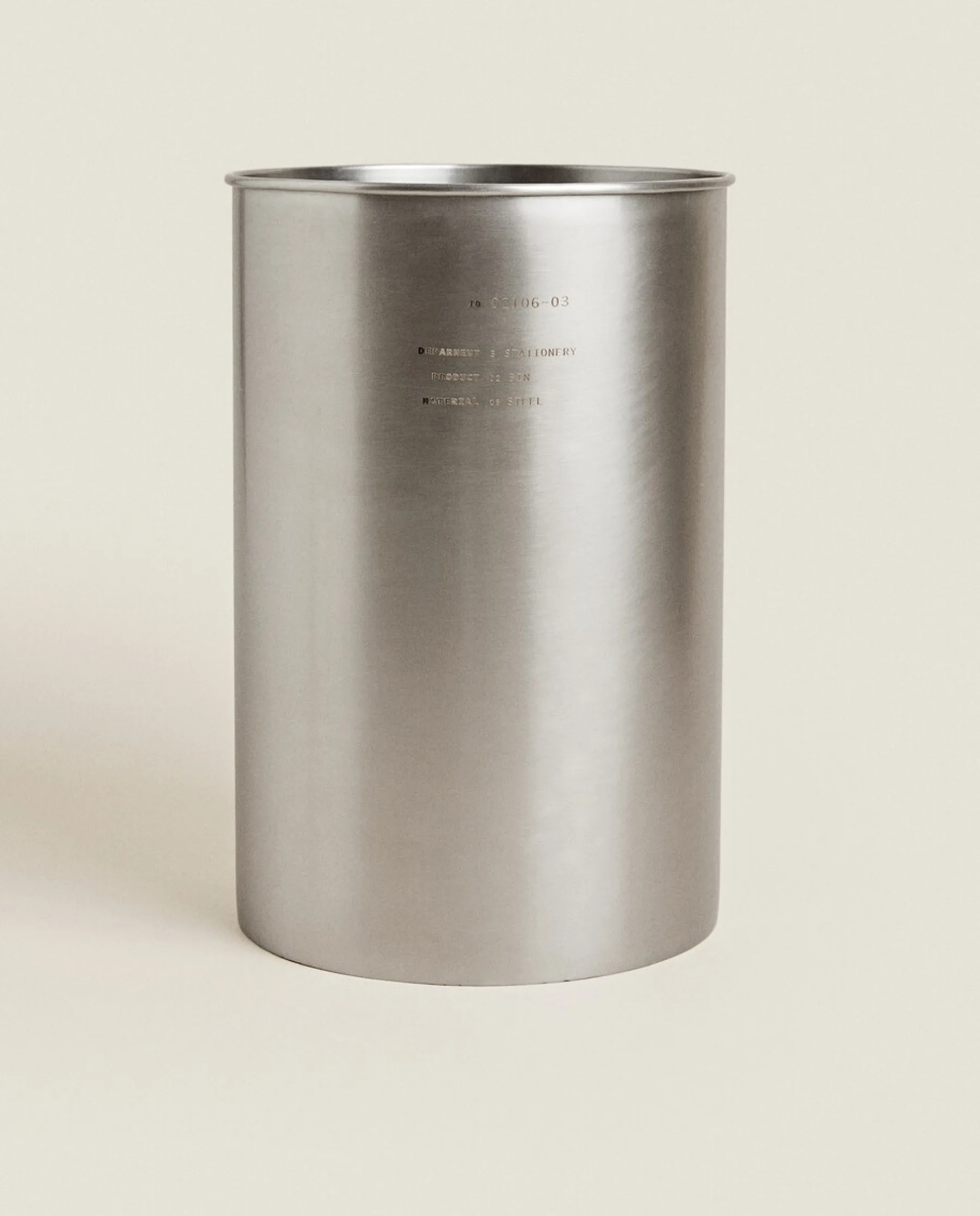 ZARA Home Metal Wastepaper Basket