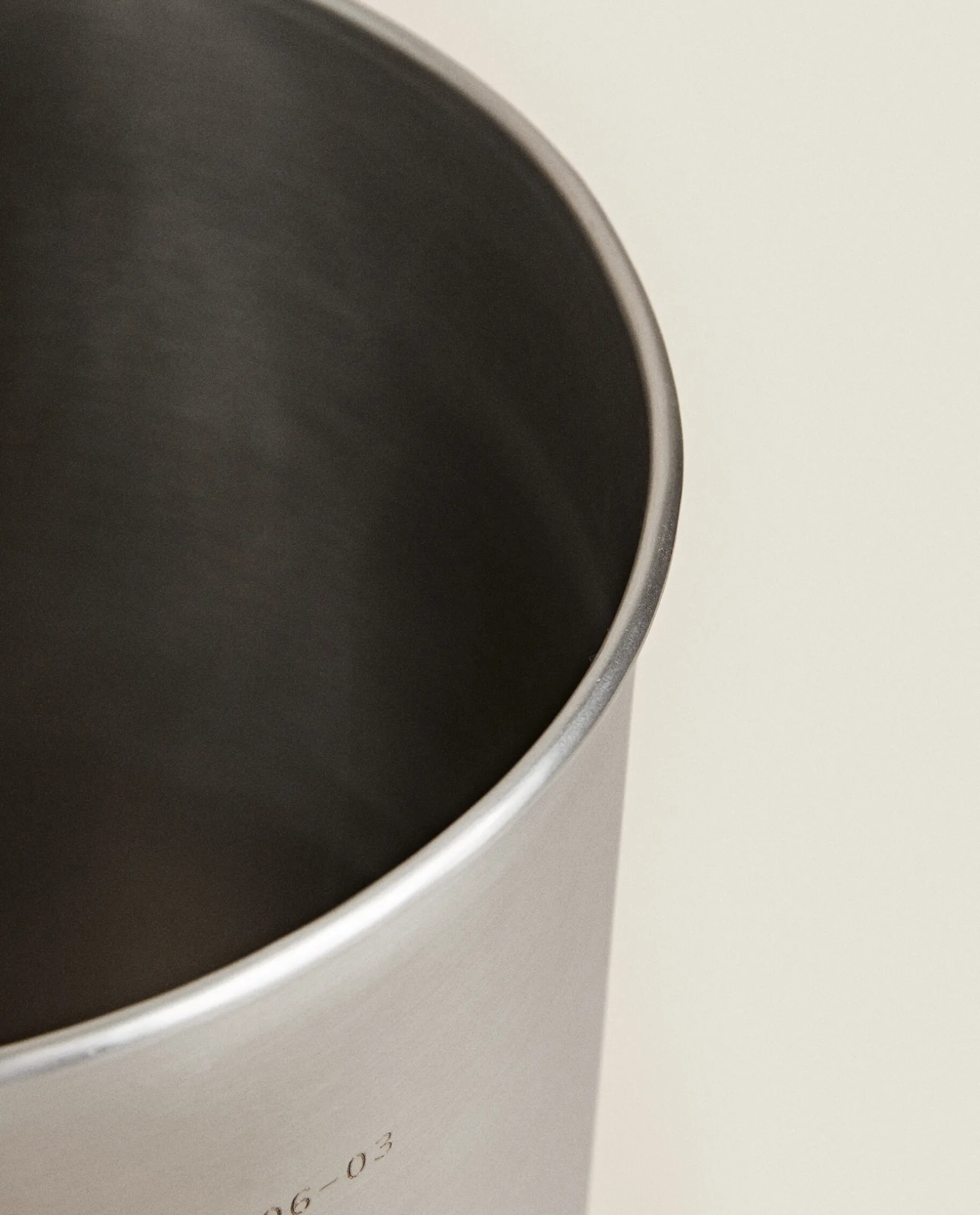 ZARA Home Metal Wastepaper Basket