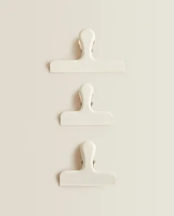 ZARA Home Metallic Clips (Set Of 3)