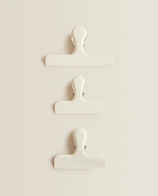 ZARA Home Metallic Clips (Set Of 3)