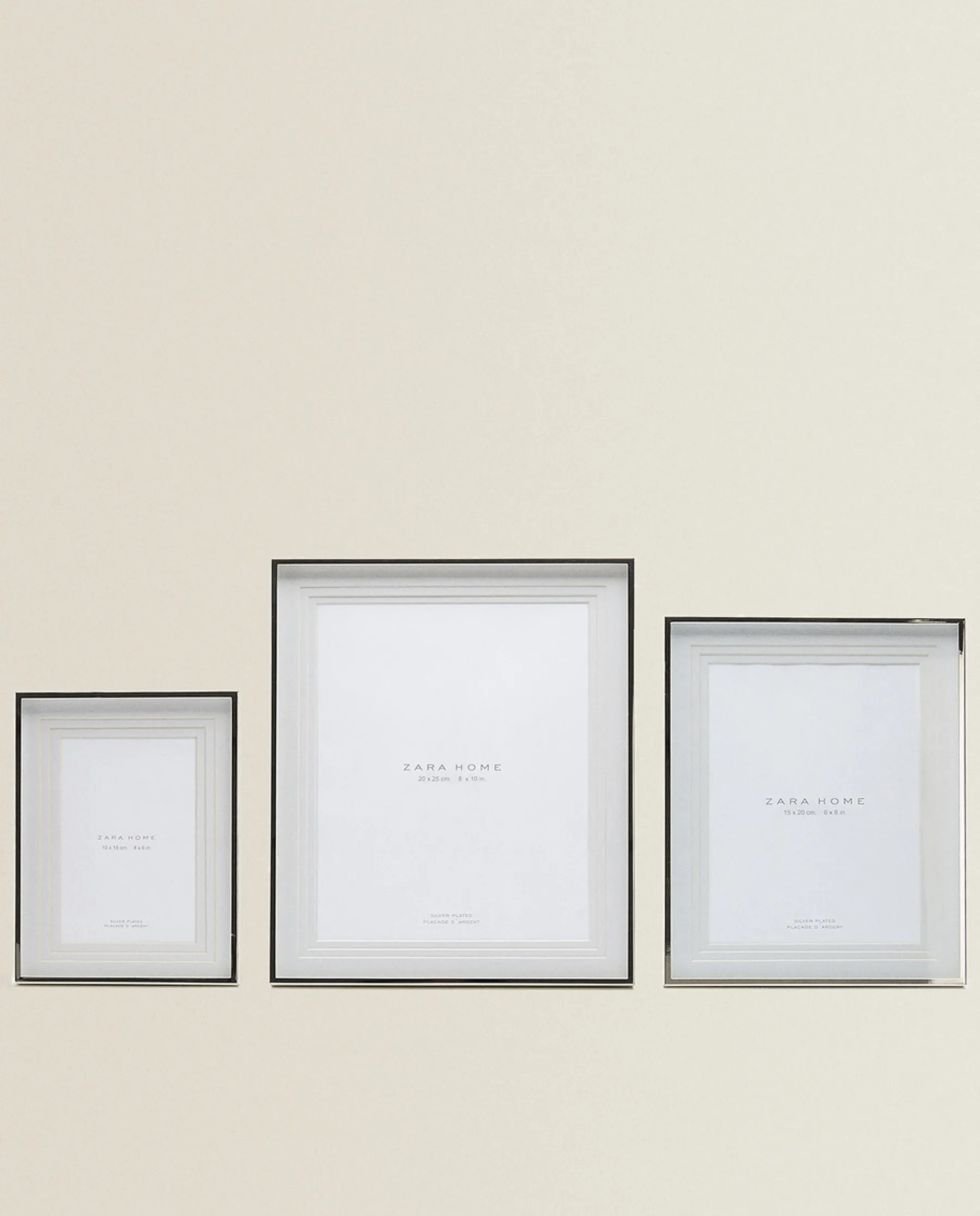 ZARA Home Metallic Frame With Triple Mat