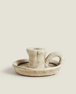 ZARA Home Mini Clay Candlestick
