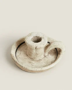 ZARA Home Mini Clay Candlestick