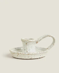 ZARA Home Mini Clay Candlestick
