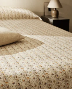 ZARA Home Mini Floral Print Duvet Cover