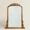 ZARA Home Mirror With Wood