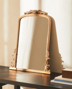 ZARA Home Mirror With Wood