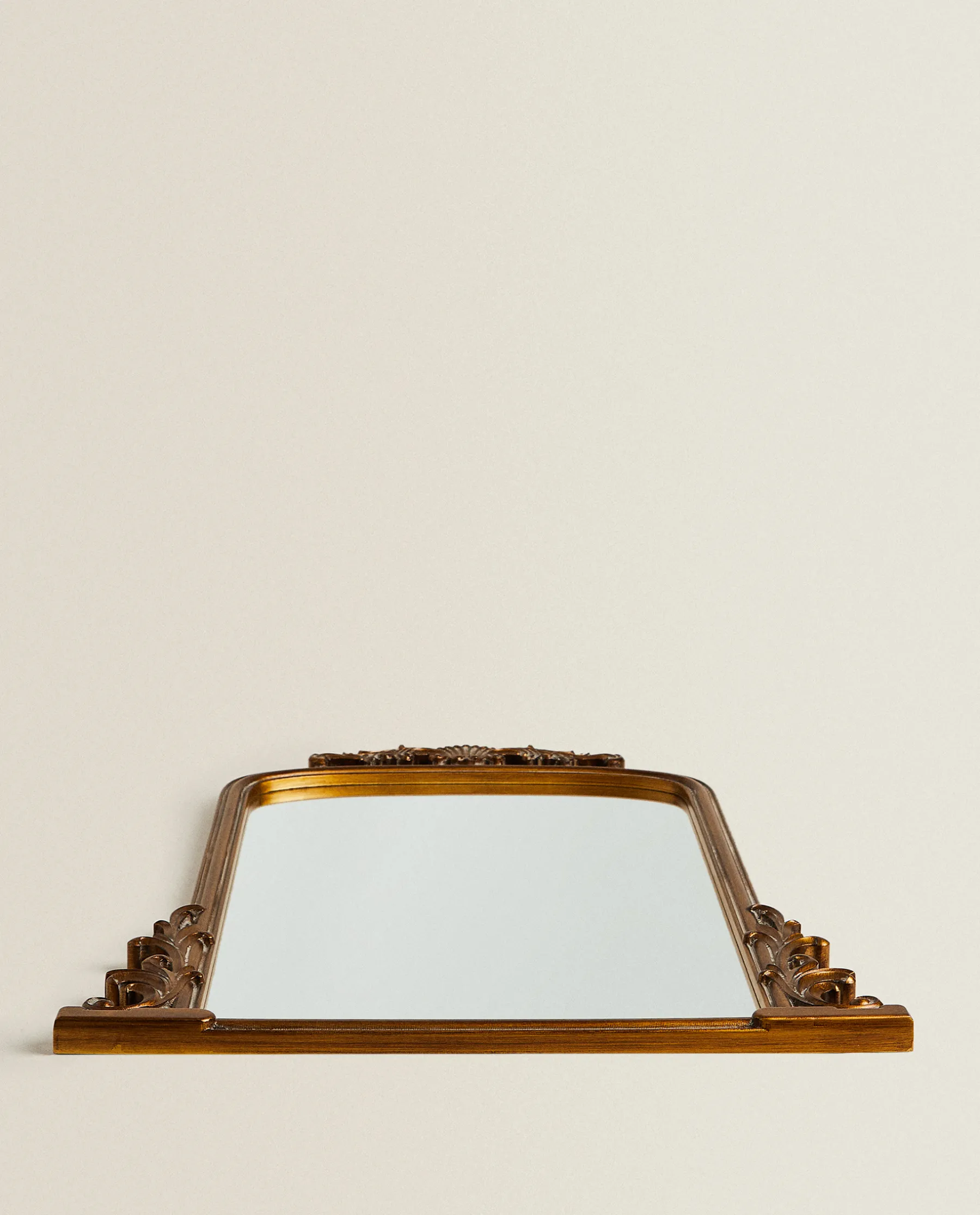 ZARA Home Mirror With Wood