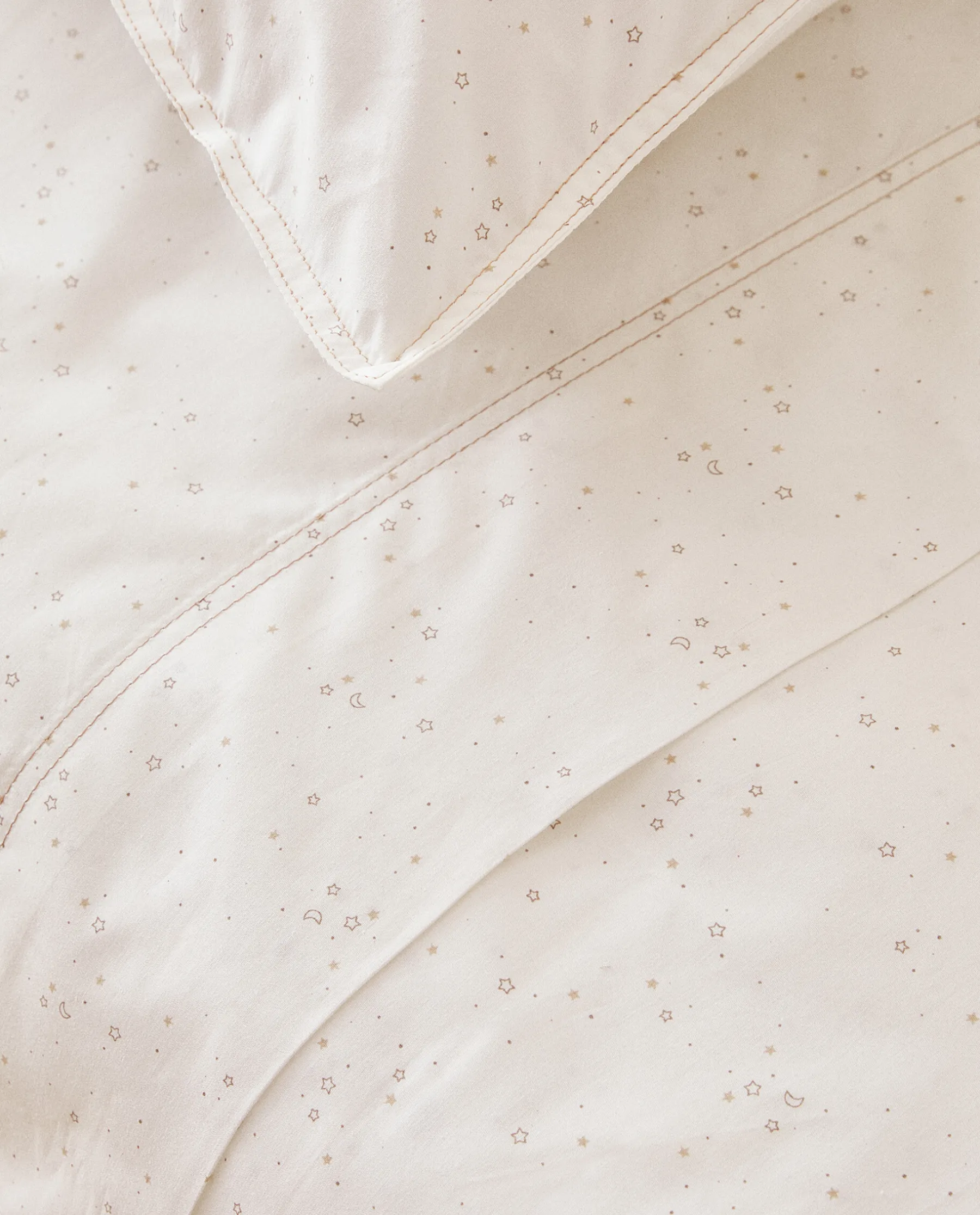 ZARA Home Moons And Stars Flat Sheet