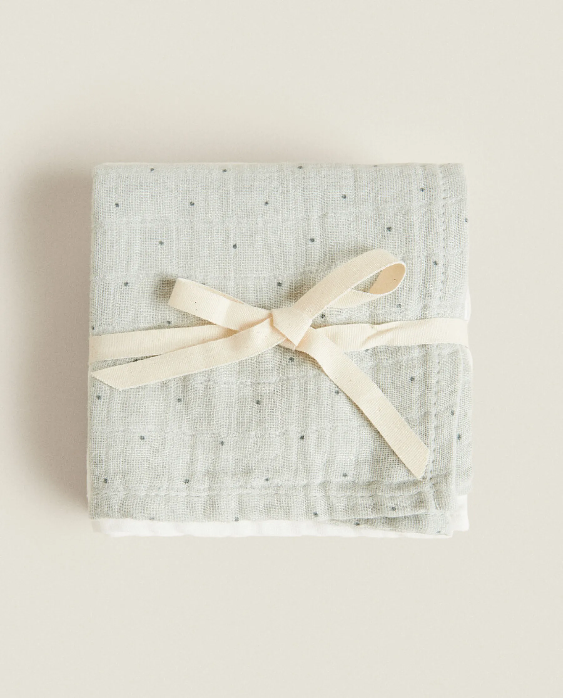 ZARA Home Multicolored Muslin Cloths (Pack Of 3)