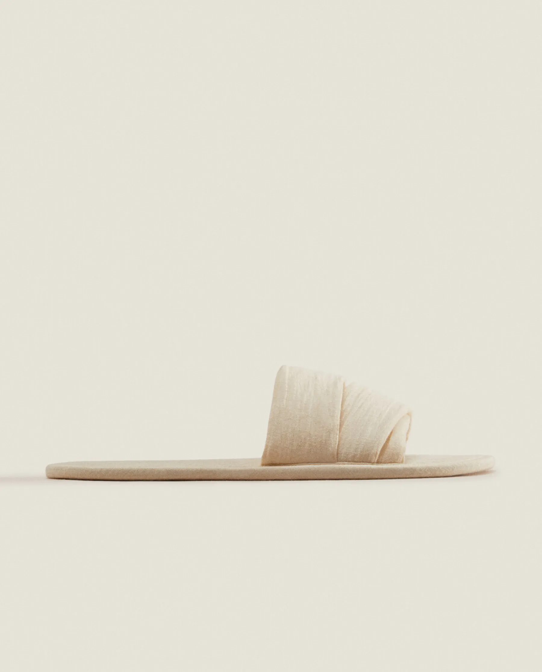 ZARA Home Muslin Open Slippers
