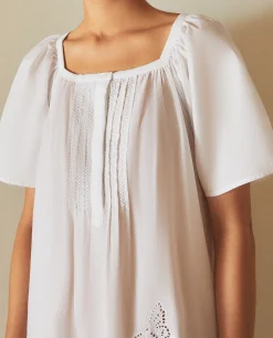 ZARA Home Nightgown With Embroidered Butterflies