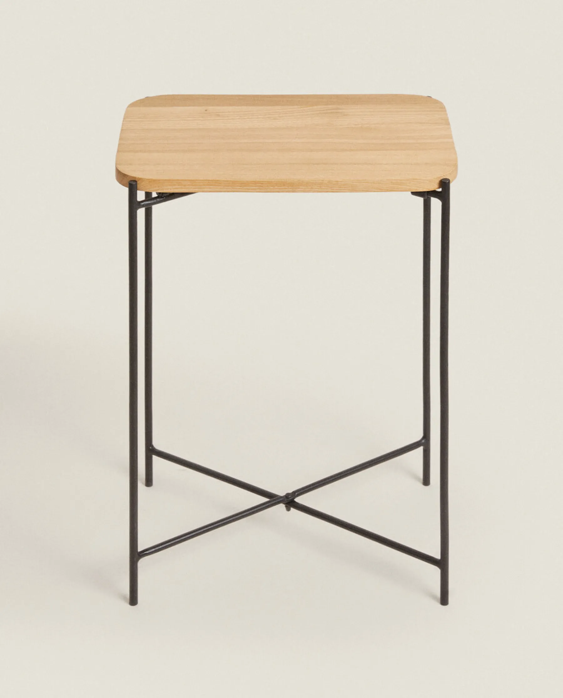 ZARA Home Oak Side Table