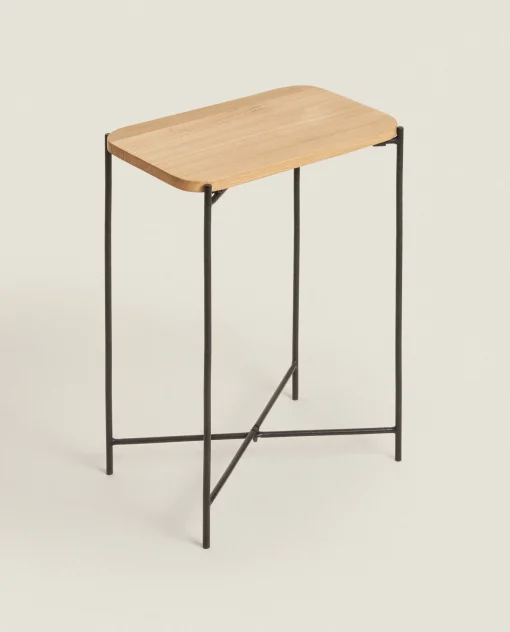ZARA Home Oak Side Table