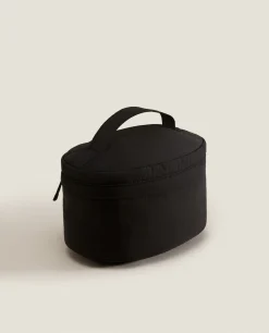 ZARA Home Oval Technical Fabric Toiletry Bag