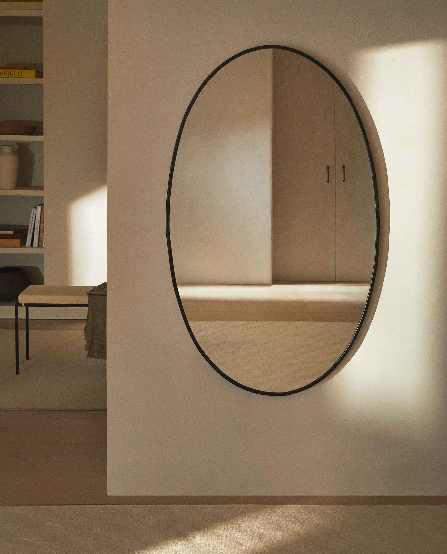 ZARA Home Oval Wall Mirror
