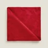 ZARA Home Pack Of Christmas Floral Jacquard Napkins