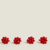 ZARA Home Pack Of Christmas Sleigh Bell Napkin Rings