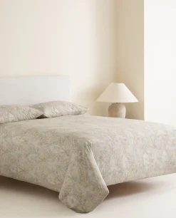 ZARA Home Paisley-Print Duvet Cover