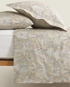 ZARA Home Paisley-Print Duvet Cover