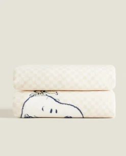 ZARA Home Peanuts™ Faux Shearling Blanket