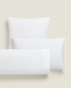 ZARA Home Pillowcase With Colored Piping Detail