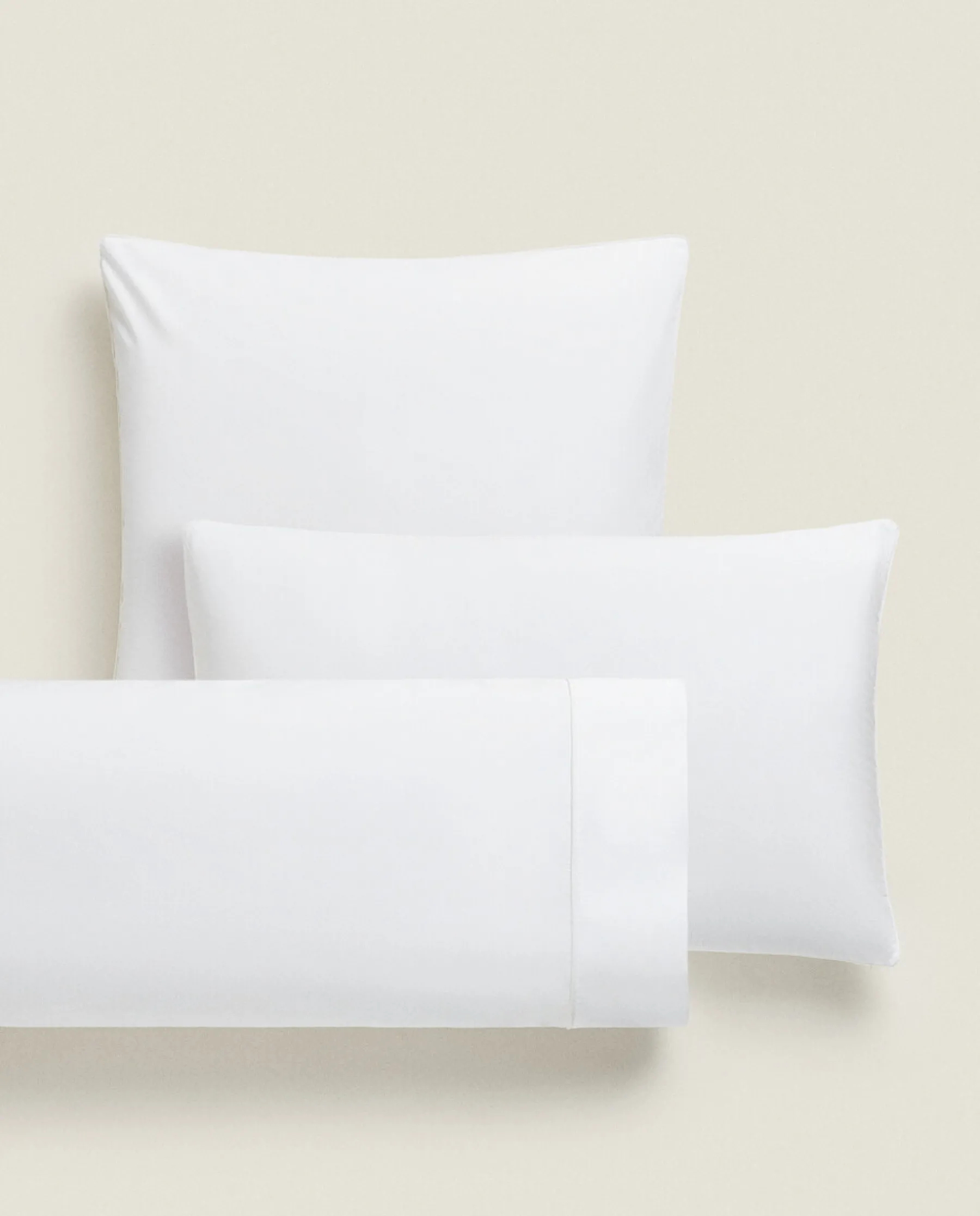 ZARA Home Pillowcase With Colored Piping Detail