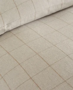 ZARA Home Plaid Flannel Fitted Sheet