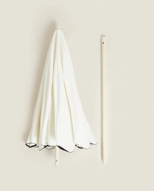 ZARA Home Plain Beach Umbrella (O 63.0")