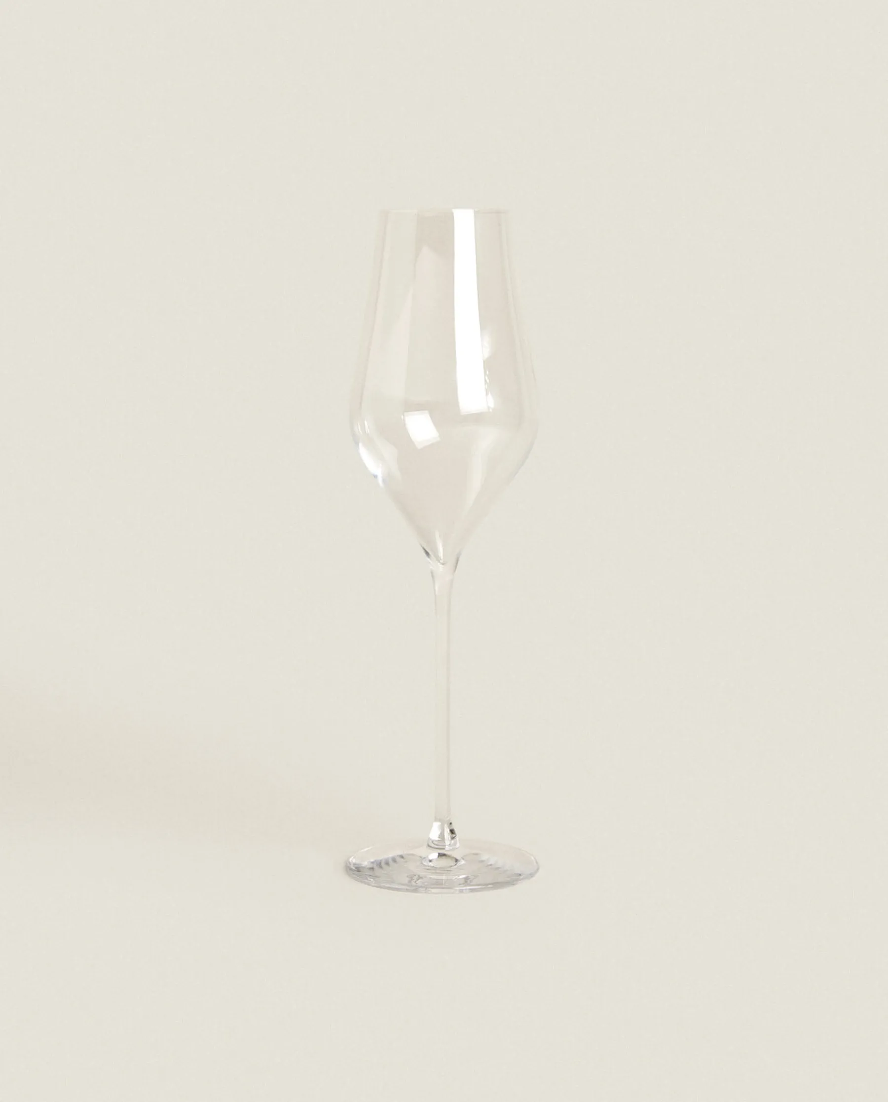 ZARA Home Plain Crystalline Sparkling Wine Flute