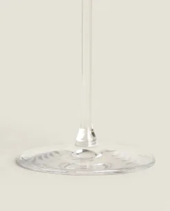 ZARA Home Plain Crystalline Sparkling Wine Flute