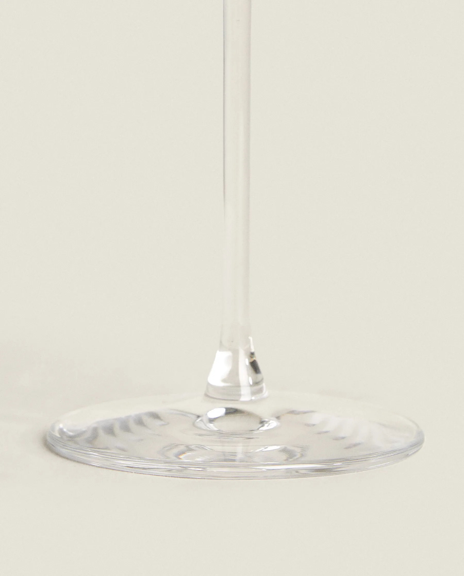 ZARA Home Plain Crystalline Sparkling Wine Flute