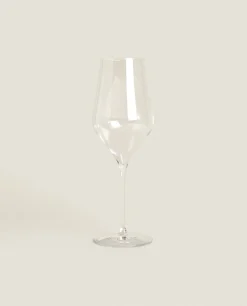 ZARA Home Plain Crystalline Wine Glass