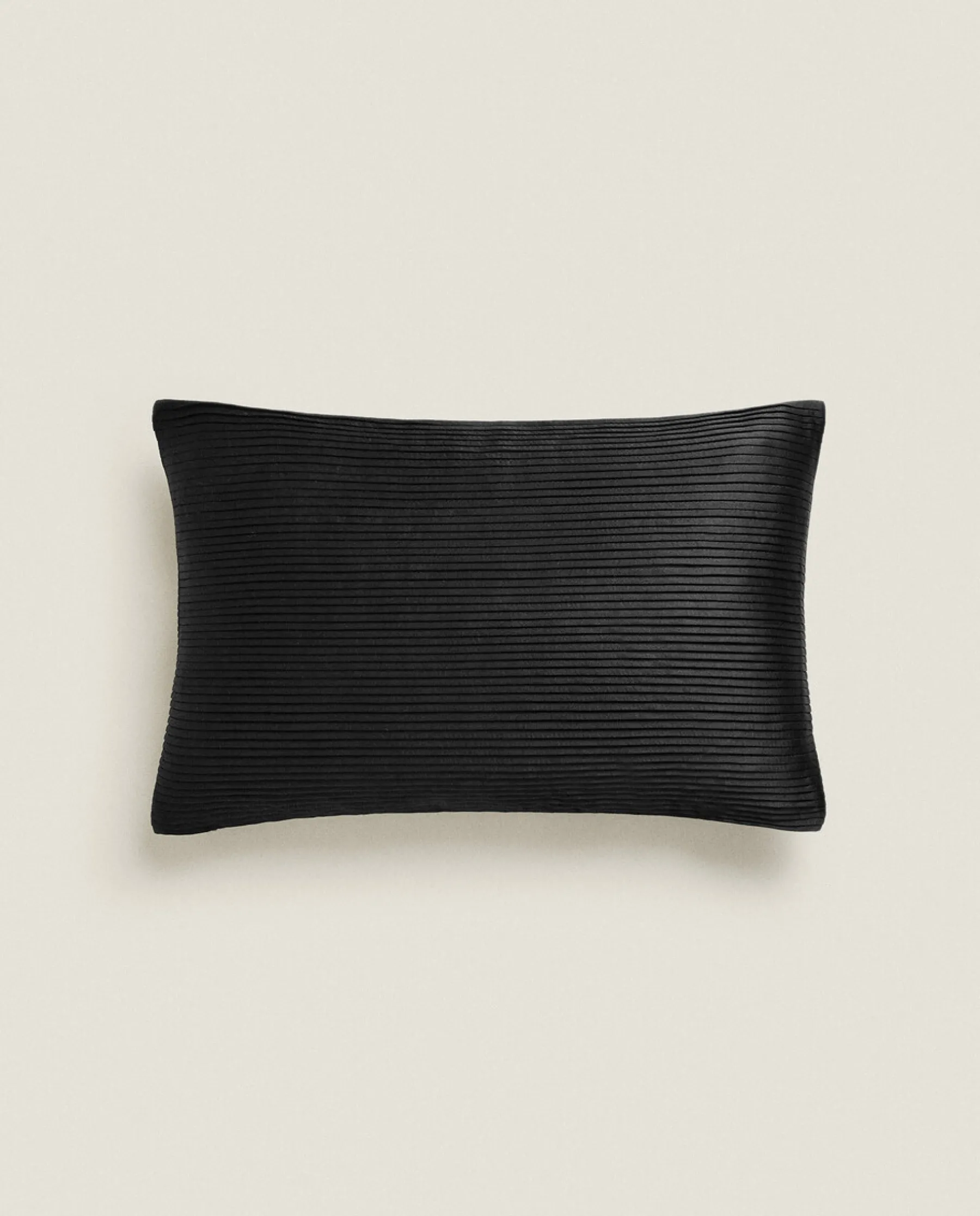 ZARA Home Pleated Throw Pillow Cover