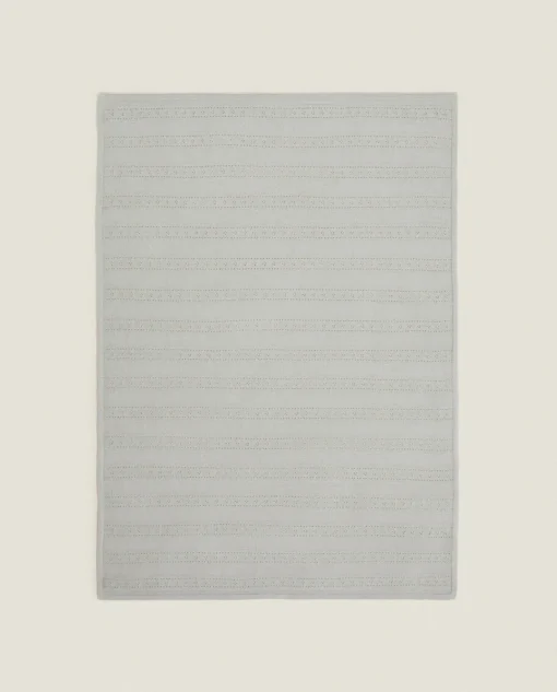 ZARA Home Pointelle Cotton Blanket