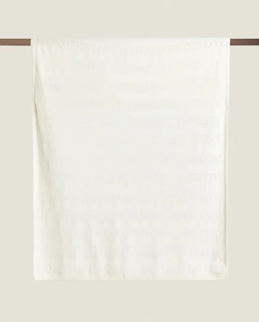 ZARA Home Pointelle Cotton Blanket